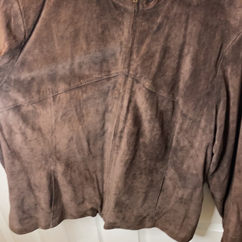 Woman’s leather Modern Essentials jacket size 3X - Picture 3 of 6